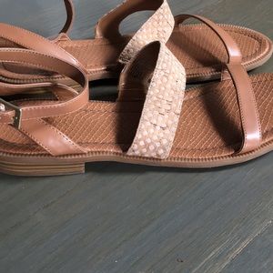 Nine West Faux Snake Skin Sandals
